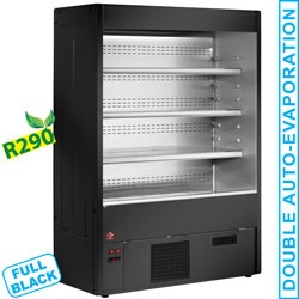 Vitrine réfrigérée - 1500x547x1925mmh noir